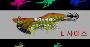 백경노블리어 5개 상품의 판매량 순위와 특징을 비교 분석하는 썸네일 이미지